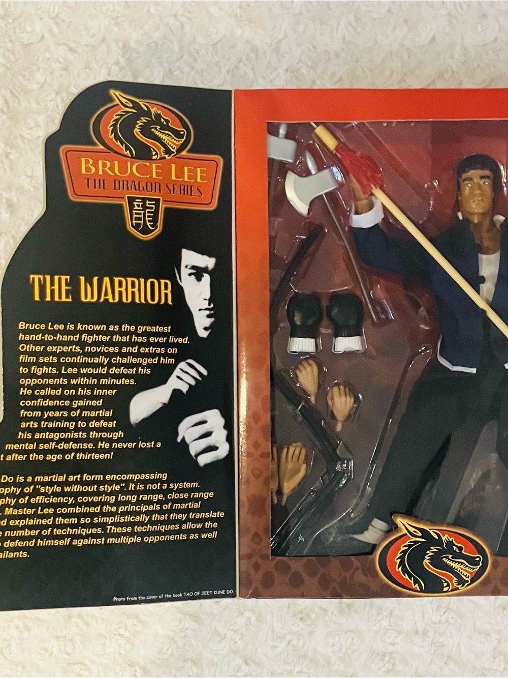 Bruce Lee The Warrior Action Figure - Black & Red Outfit